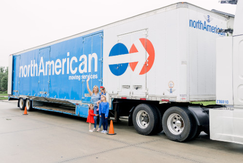 north American moving truck