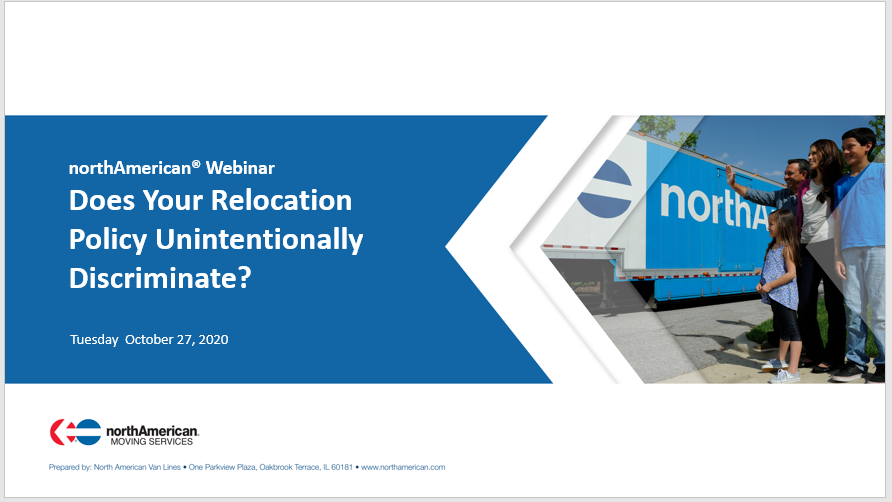 Oct Webinar: Does Your Relocation Policy Unintentionally Discriminate? Oct Webinar: Does Your Relocation Policy Unintentionally Discriminate?